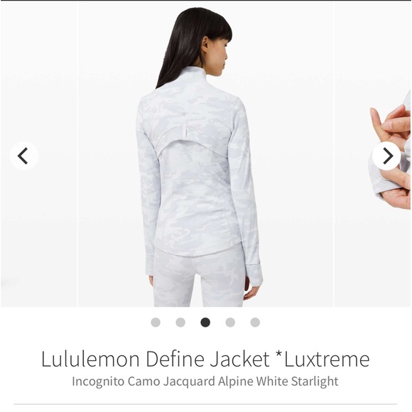 Lululemon size 10 Define Jacket Lux *Jacquard luxtreme - Picture 4 of 14